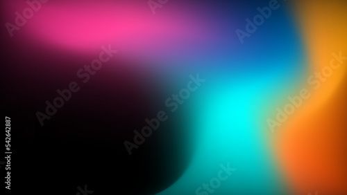 Abstract gradient fluid blur background with grainy texture and colorful rainbow gradient. Modern wallpaper design for social media, idol poster, banner, flyer.