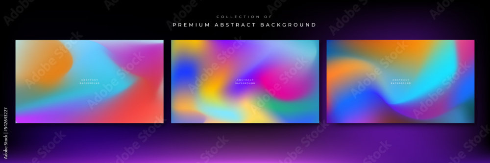 Glittering gradient background with hologram effect and magic lights. Holographic abstract fantasy backdrop with fairy sparkles, gold stars and festive blur Glittering gradient background with hologram effect and magic lights. Holographic abstract fantasy backdrop with fairy sparkles, gold stars and festive blur