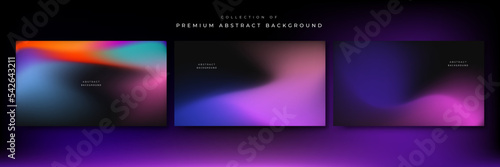 Glittering gradient background with hologram effect and magic lights. Holographic abstract fantasy backdrop with fairy sparkles, gold stars and festive blur