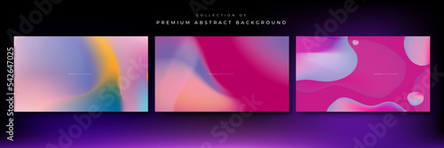 Abstract blurred gradient background with grainy texture vector.