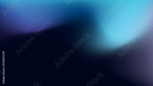 Abstract 3D dark blue and black background with fluid gradient grainy texture and liquid shapes. Modern wallpaper design for social media, idol poster, banner, flyer.