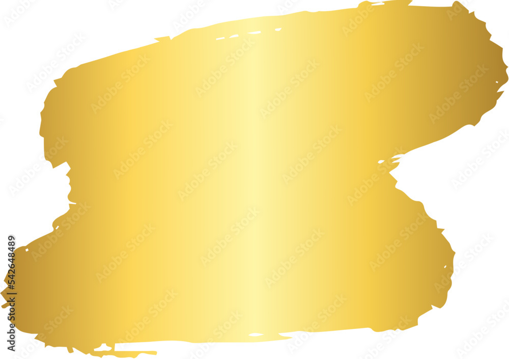 Gold Brush Stroke Design Element Gold Brush Stroke Design Element