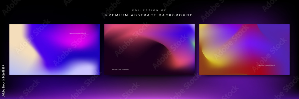 Pink green orange yellow and dark blue cyberpunk abstract background with liquid fluid gradient blur Pink green orange yellow and dark blue cyberpunk abstract background with liquid fluid gradient blur