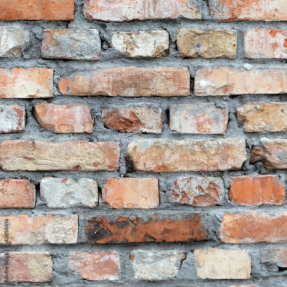 Wall from old bricks. Perfect as a background or texture. Wall from old bricks. Perfect as a background or texture.