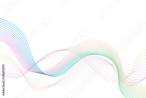 abstract glowing wave background