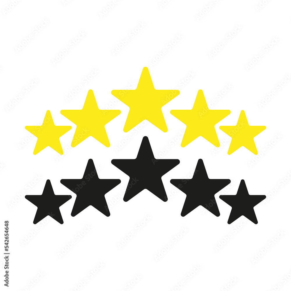 Stars set icon. Review, feedback, rating, flicker star, shimmer, shine, comet, shooting star with tail, star of bethlehem, space. Dream concept. Vector black set icon on a white background Stars set icon. Review, feedback, rating, flicker star, shimmer, shine, comet, shooting star with tail, star of bethlehem, space. Dream concept. Vector black set icon on a white background