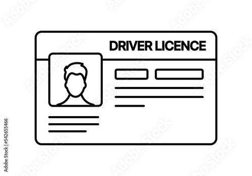 Drive license line icon. Rise, descent, mountain, slope, service station, accident, insurance, repair. Traffic rules concept. Vector black line icon on a white background