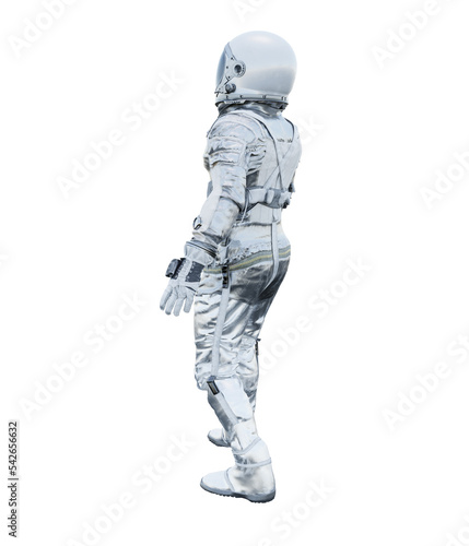 Fototapeta Naklejka Na Ścianę i Meble -  Astronaut transparent 3D rendering High Quality