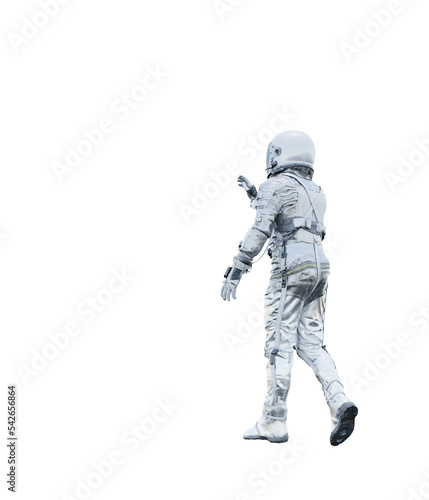 Fototapeta Naklejka Na Ścianę i Meble -  Astronaut transparent 3D rendering High Quality
