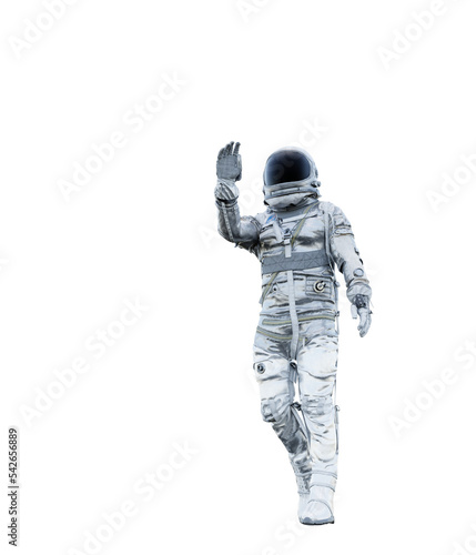 Fototapeta Naklejka Na Ścianę i Meble -  Astronaut transparent 3D rendering High Quality