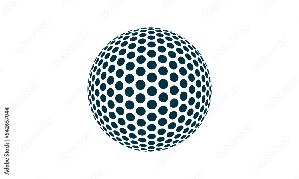 golf ball isolated on white golf ball isolated on white