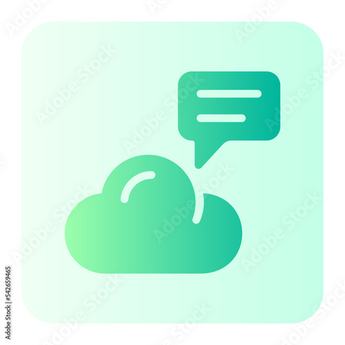 chat gradient icon