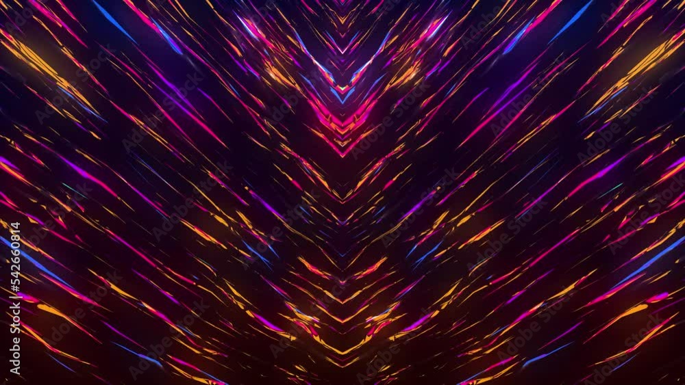 Looped animation. Futuristic abstract colorful background in bright neon blue and violet colors. Retro colorful wallpaper. 3d rendering. 4k animation. Looped animation. Futuristic abstract colorful background in bright neon blue and violet colors. Retro colorful wallpaper. 3d rendering. 4k animation.