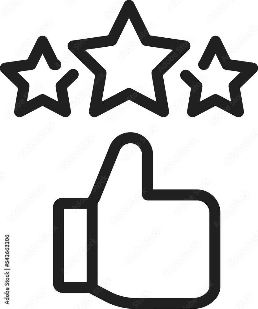 Star line icon. Star Rating, review Star line icon. Star Rating, review
