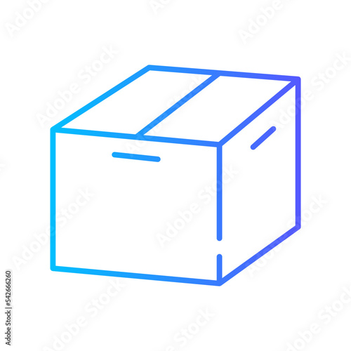 big box gradient icon