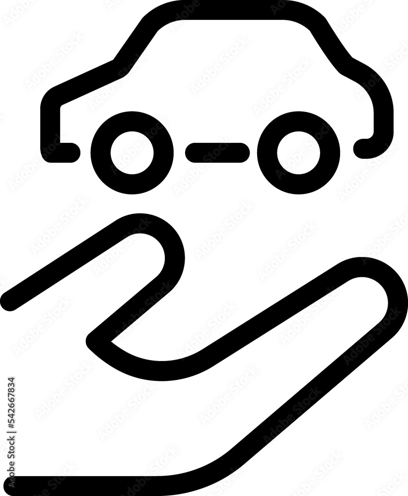 Car insurance icon, car protection Car insurance icon, car protection