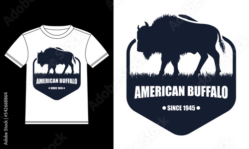 American Buffalo Since 1945 White T-shirt