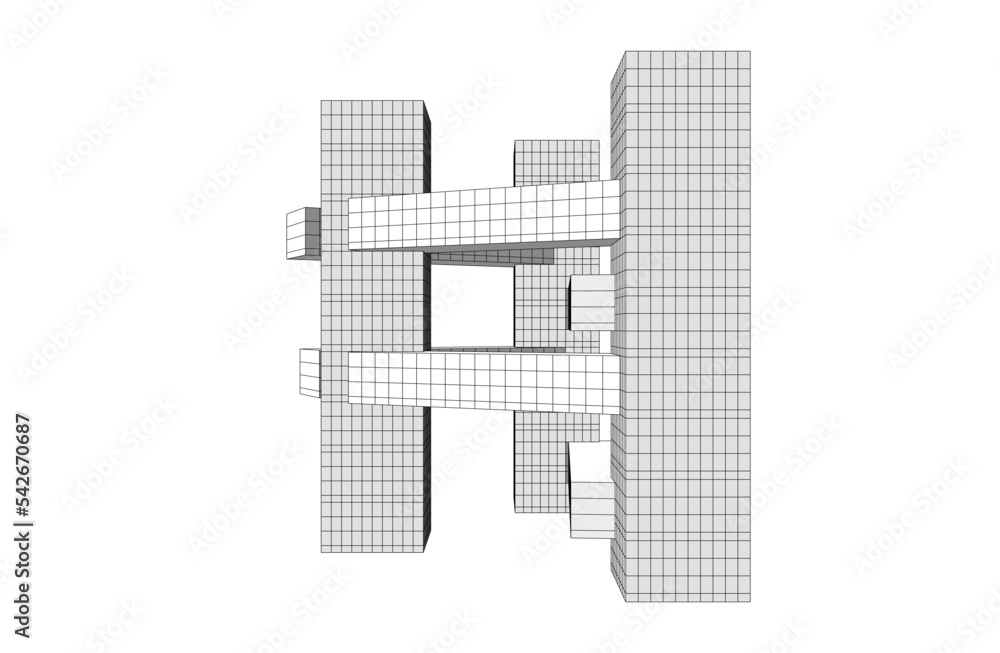 Abstract architectural wallpaper design, digital concept background
Abstract architectural wallpaper design, digital concept background