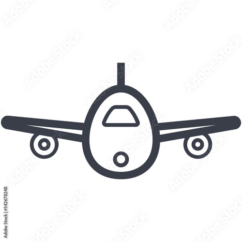Airplane Line Illustration