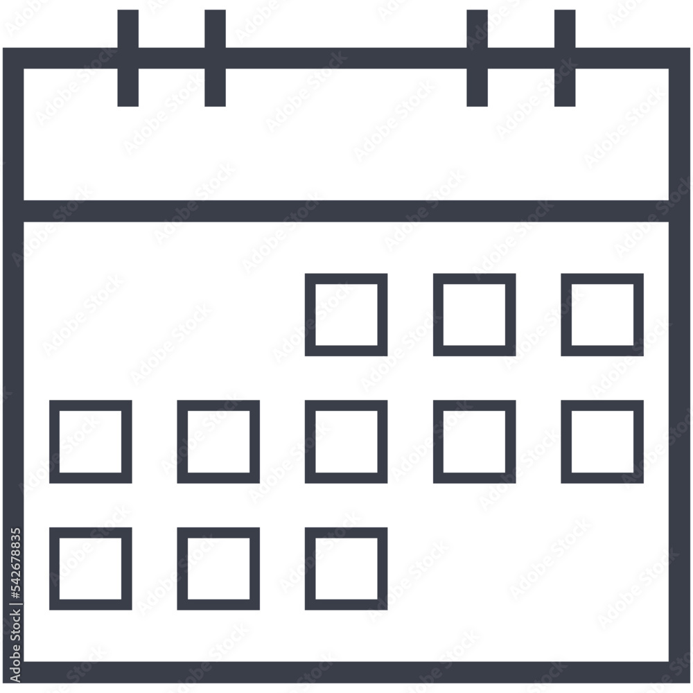 Calendar Vector Icon Calendar Vector Icon