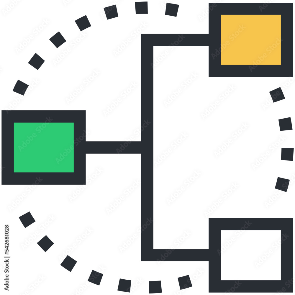 Business Workflow Vector Icon Stock-Vektorgrafik | Adobe Stock