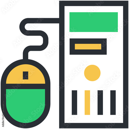 Computer Vector Icon