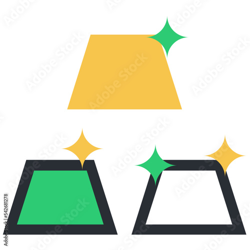 Gold Ingot Vector Icon