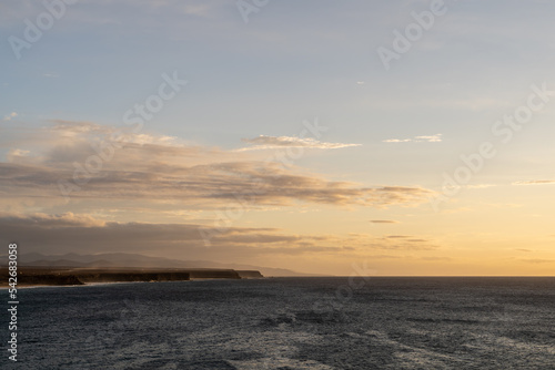 Sunset Over the Atlantic Ocean © Patrycia
