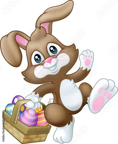 Easter Bunny Rabbit Eggs Ba...