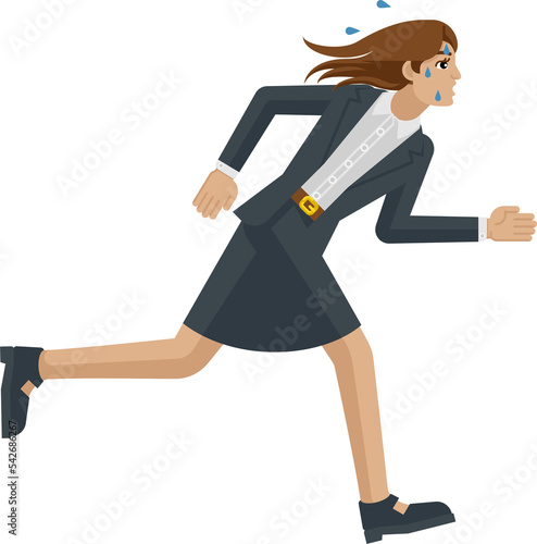 Business Woman Stress Tired...