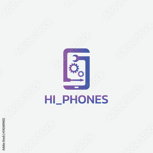 mobile phone repair and sale logo