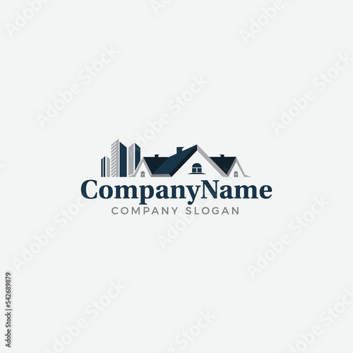real estate commercial and residential logo