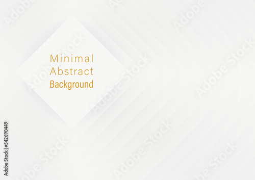 Abstract geometric background, gray and white gradient, multilayer square shape, vector background illustration template for website, banner, backdrop, poster