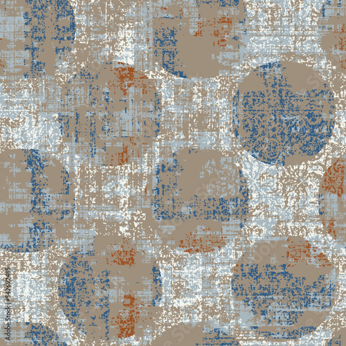 Abstract decorative textile texture linen checkered concept geo art runner rug pattern design for scarf, carpet, curtain, curtain, pillow . home textile digital vector