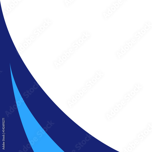 Simple Blue Wave Corner (8)