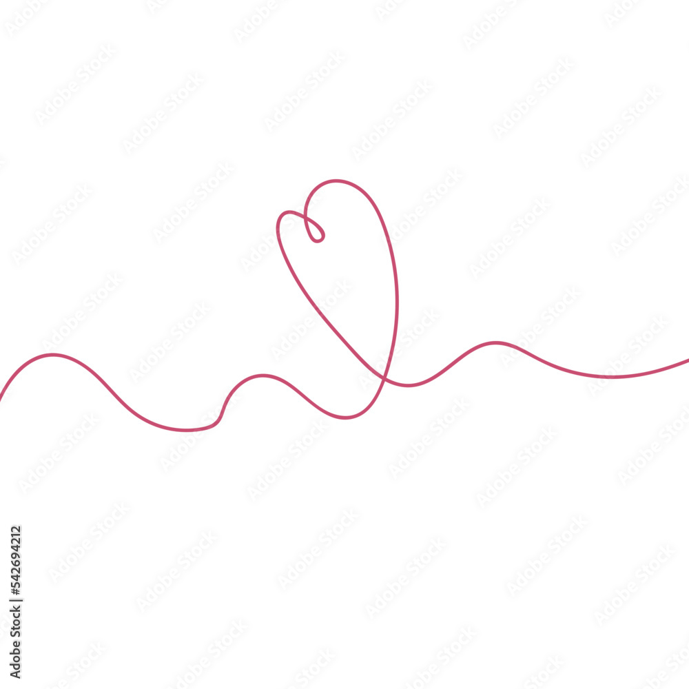 Heart vector line 13 Heart vector line 13
