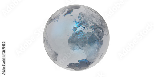 Fototapeta Naklejka Na Ścianę i Meble -  Earth cold