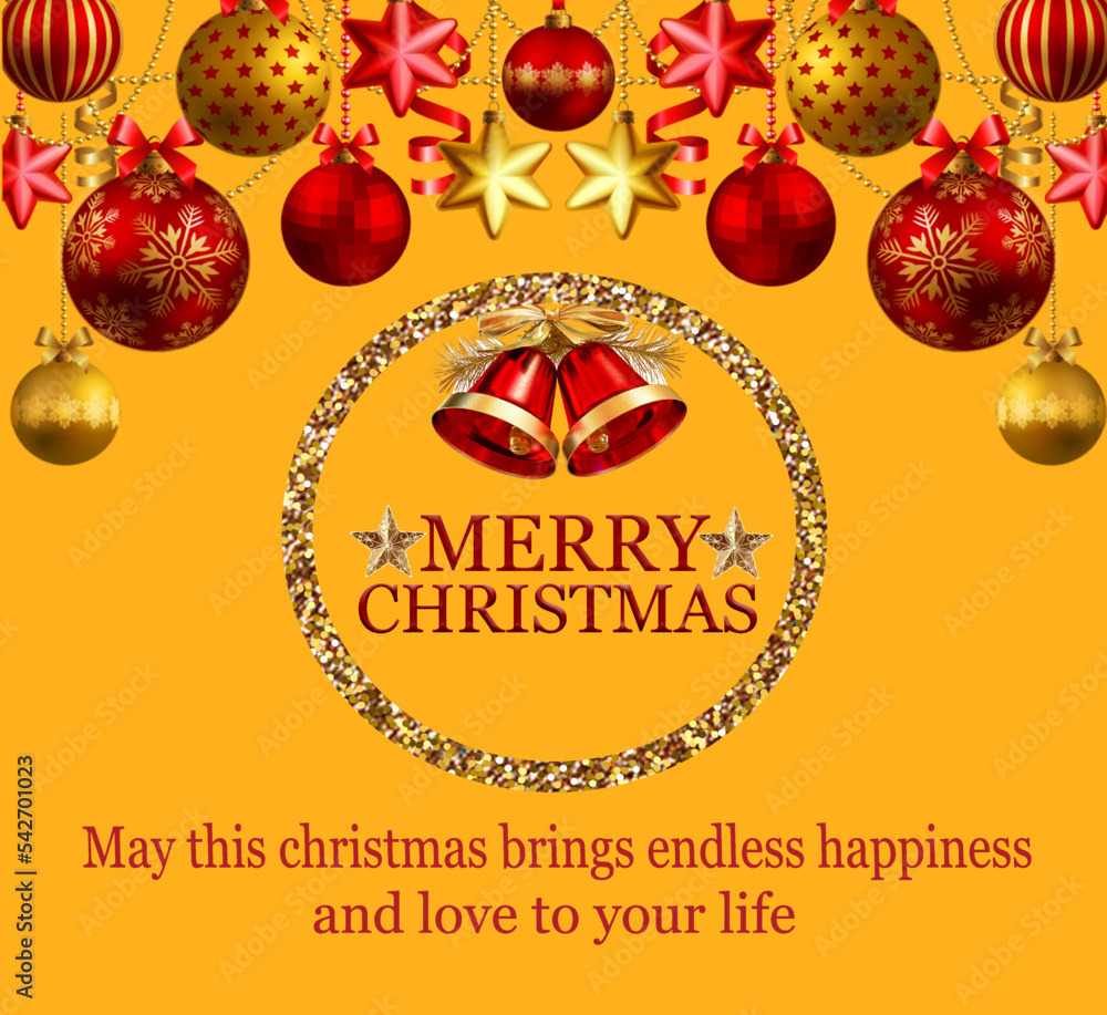Naklejka premium background new illustration vector holiday design celebration happy year card red decoration christmas season light greeting bright yellow graphic wallpaper.