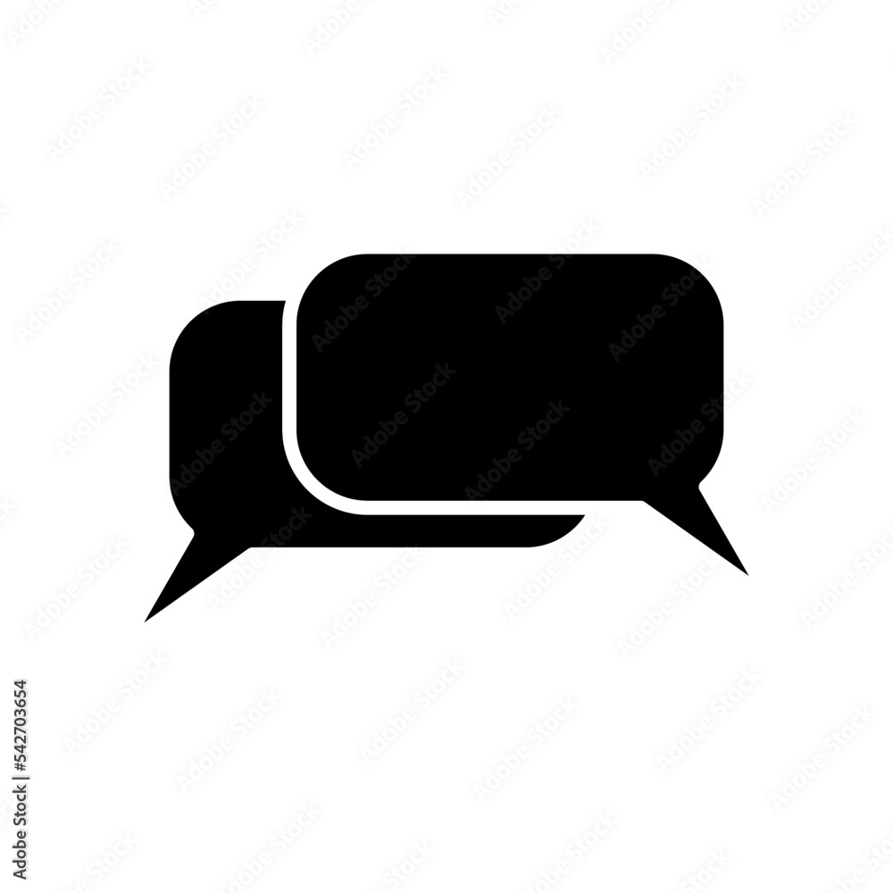 Fototapeta premium bubble chat,black,line,icon.vector.template,symbol