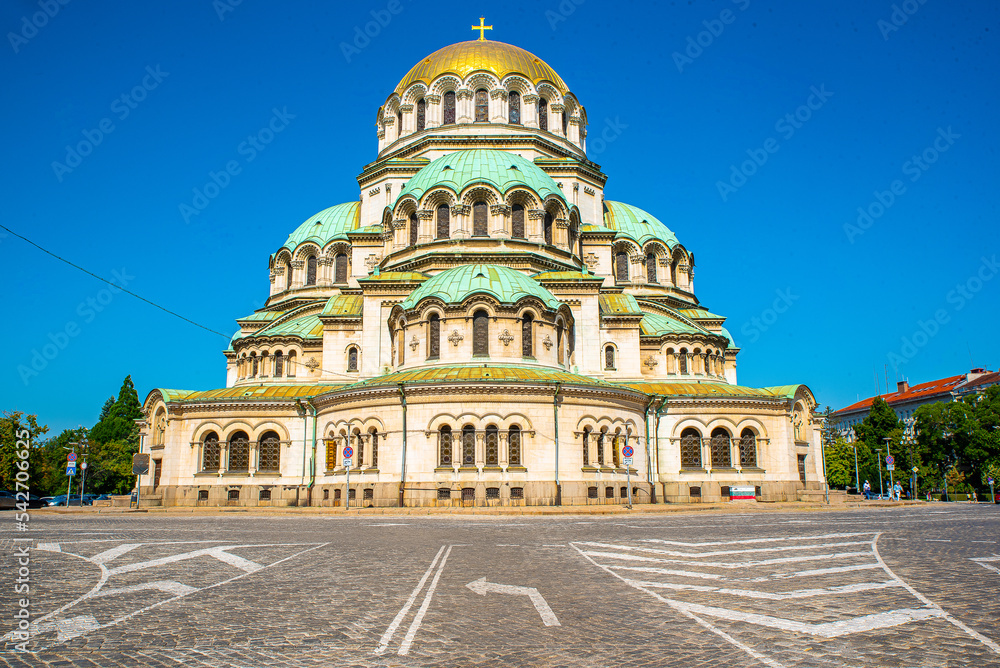 Obraz premium Cathédrale Alexandre Nevski, Sofia, Bulgarie