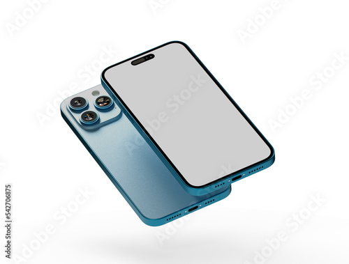 Smartphone frame less blank...