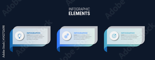 Four steps infographic design