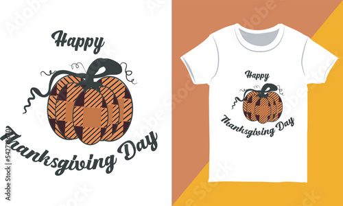 Happy Thanksgiving Day T-shirt graphic