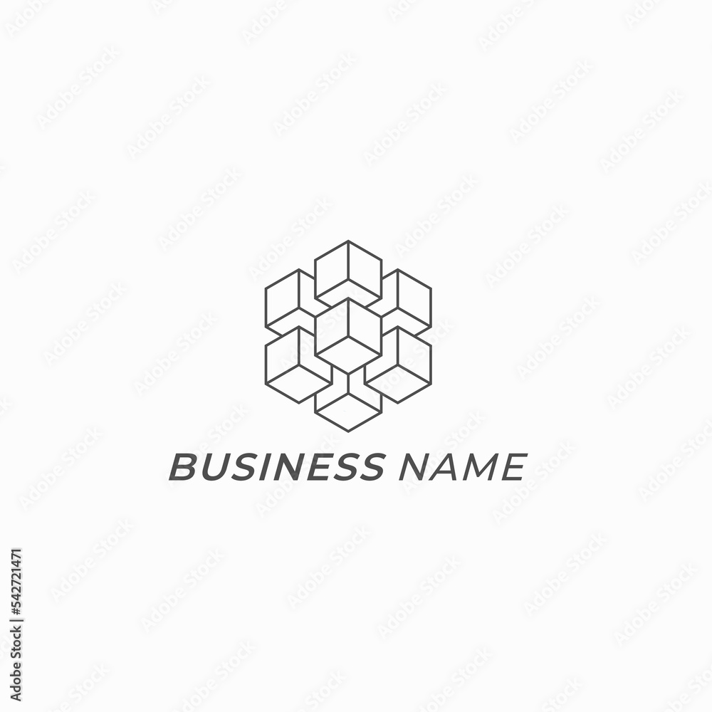 design logo creative cube perspective design logo creative cube perspective