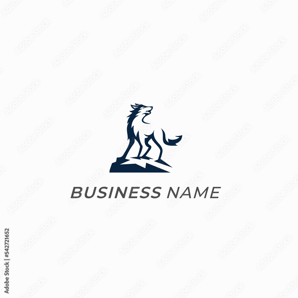 design logo creative wolf negative space design logo creative wolf negative space