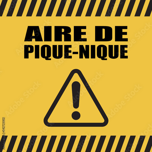 Logo aire de pique-nique.