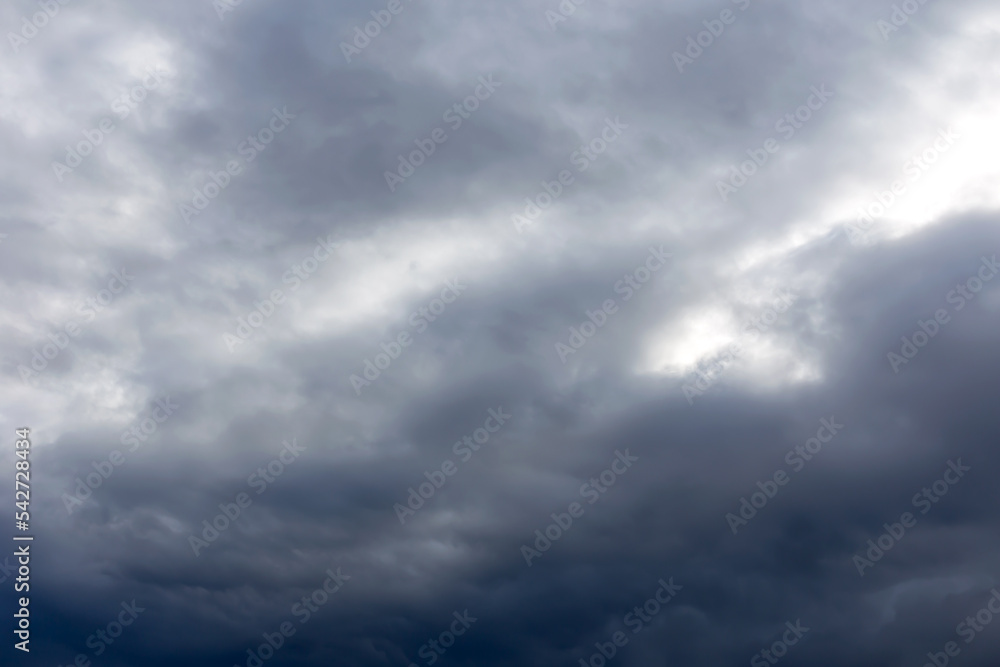 Obraz premium Black storm cloud