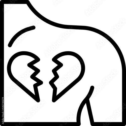 Heartbroken icon