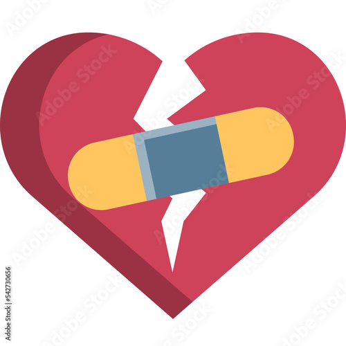 Recovery love icon