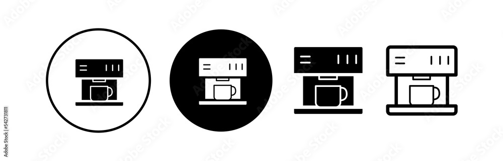 Coffee and Tea line icons. Cappuccino, Teapot, and Coffee pot. Coffee beans linear icon set Coffee and Tea line icons. Cappuccino, Teapot, and Coffee pot. Coffee beans linear icon set